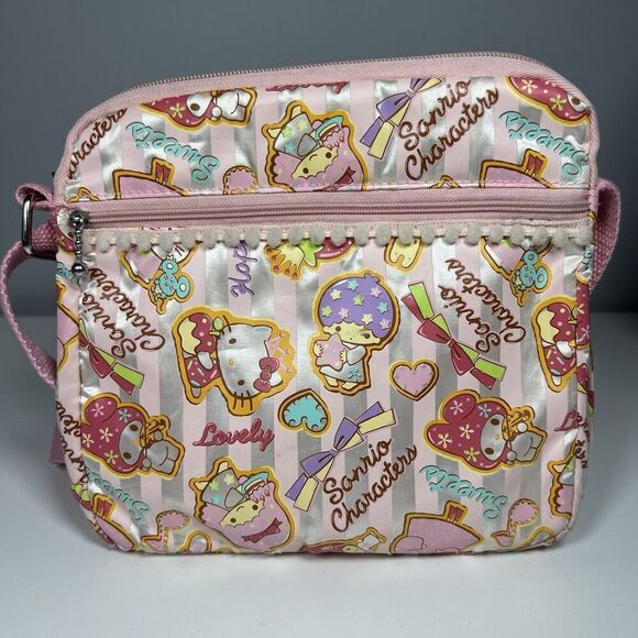2012 Sanrio 50TH Anniversary Multi Characters Little Twin Stars My Melody Purse - Picture 1 of 8